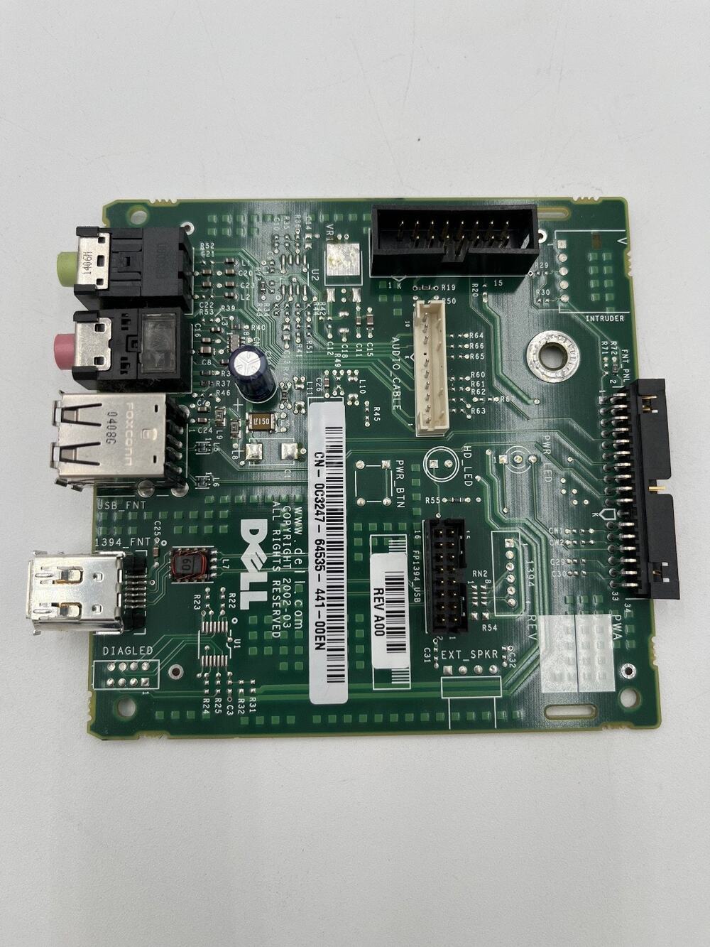 Dell C3247 XPS GEN2 Front USB FIirewire Audio Control Panel Board CN-0C3247